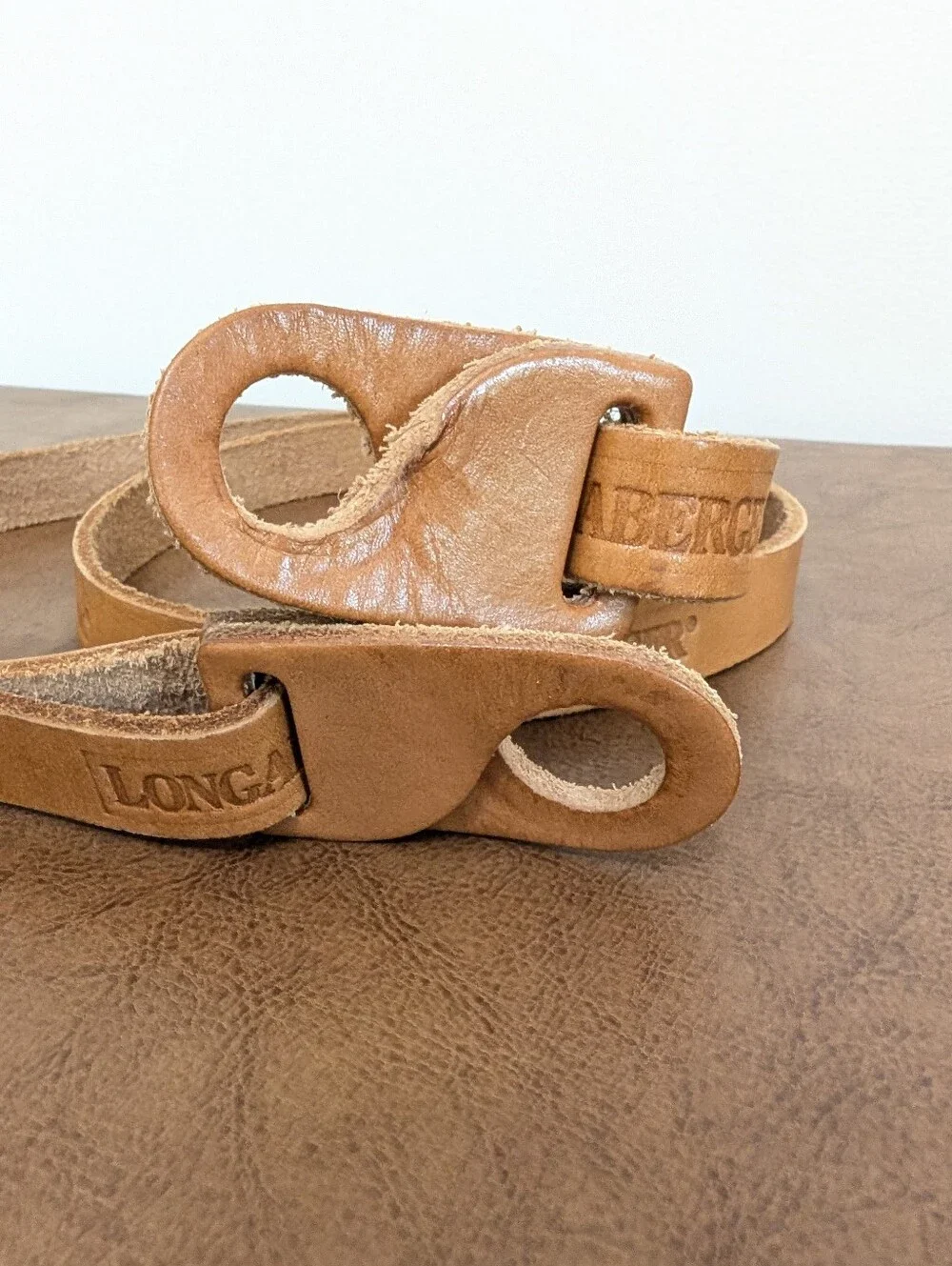 Longaberger leather strap